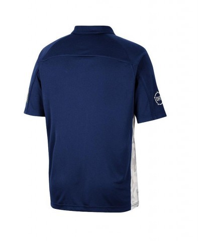 Men's Navy San Diego Toreros OHT Military-Inspired Appreciation Snow Camo Polo Shirt $30.00 Polo Shirts