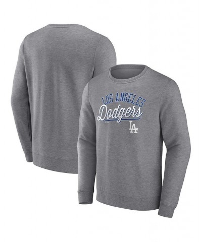 Men's Branded Heather Gray Los Angeles Dodgers Simplicity Pullover Sweatshirt $34.30 Sweatshirt