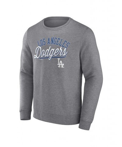 Men's Branded Heather Gray Los Angeles Dodgers Simplicity Pullover Sweatshirt $34.30 Sweatshirt