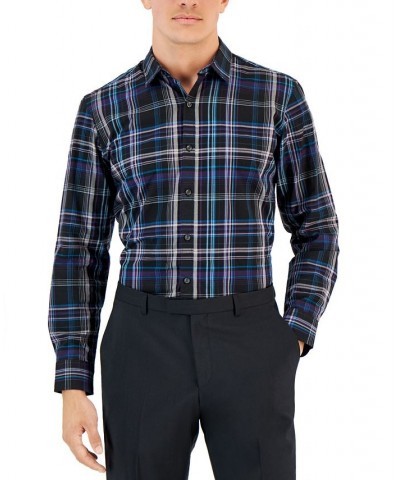 Men's Feliz Plaid Shirt Black $16.63 Shirts