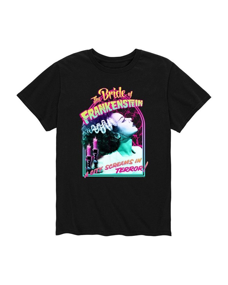 Men's Universal Classic Monster Bride T-shirt Black $15.75 T-Shirts