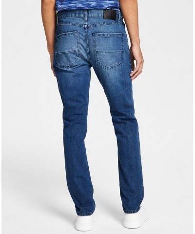 Men's Skinny-Fit Medium Wash Jeans Blue $23.99 Jeans