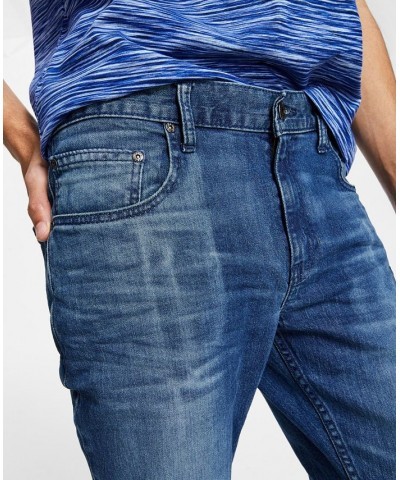 Men's Skinny-Fit Medium Wash Jeans Blue $23.99 Jeans