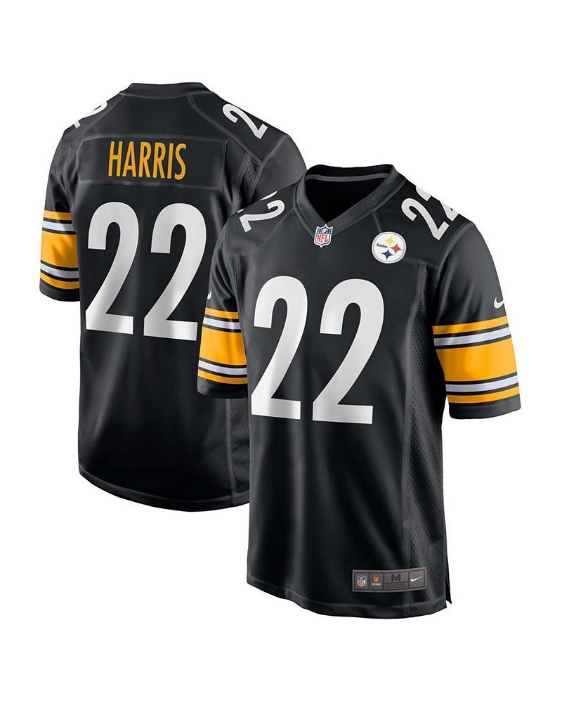 Men's Najee Harris Black Pittsburgh Steelers 2021 Draft First Round Pick Game Jersey $47.08 Jersey