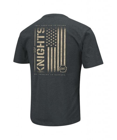 Men's Heathered Black UCF Knights OHT Military-Inspired Appreciation Flag 2.0 T-shirt $26.54 T-Shirts