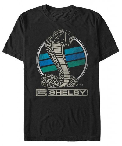 Men's Shelby Cobra Sphere Short Sleeve T-shirt Black $17.15 T-Shirts