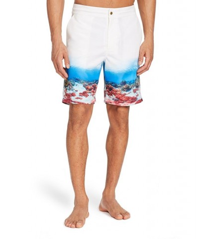 Men's Standard-Fit 9" Bramble Board Shorts White $35.64 Swimsuits