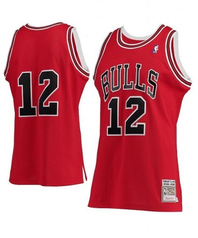 Men's Michael Jordan Red Chicago Bulls Hardwood Classics 12 Authentic Jersey $99.20 Jersey