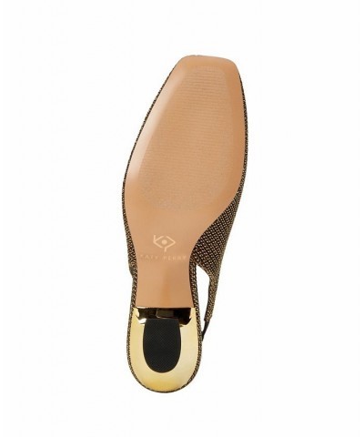 Women's The Laterr Sling Back Pumps Gold $33.48 Shoes