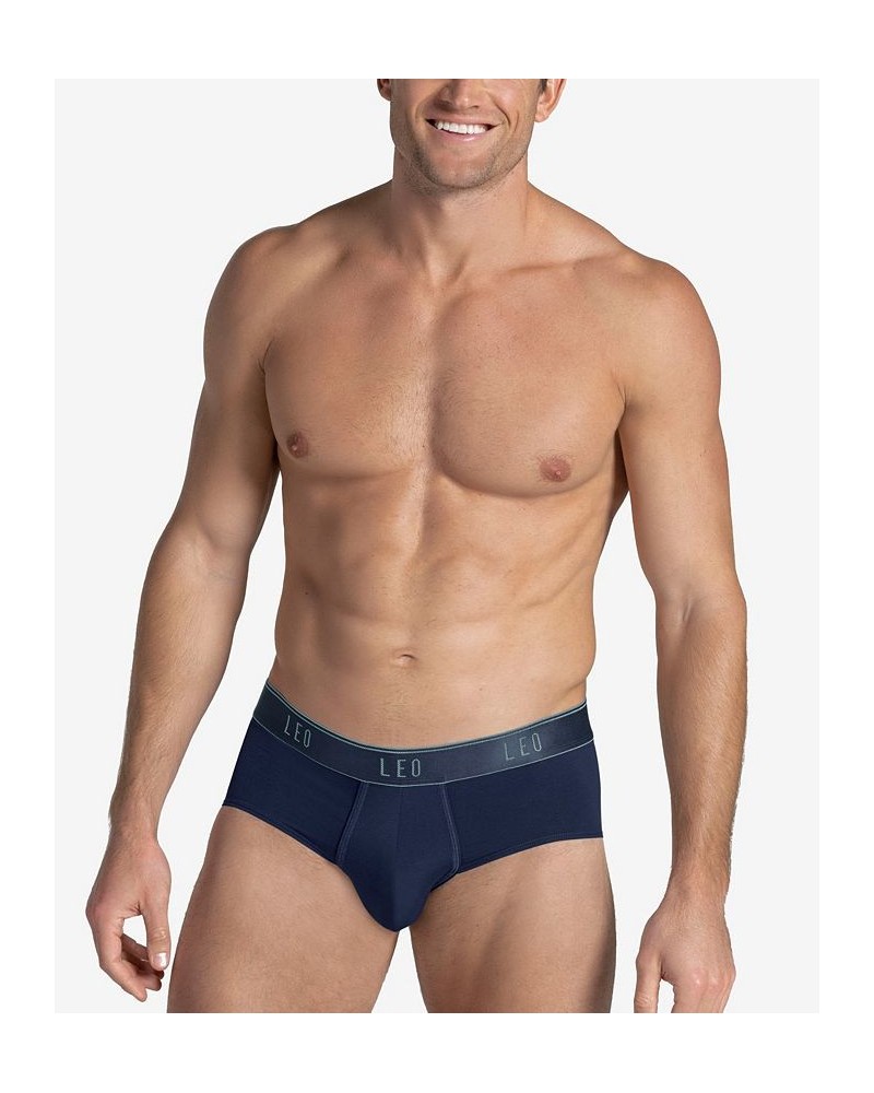 Men's Frontal Ergonomic Design Brief Blue $16.45 Underwear