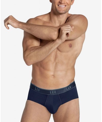 Men's Frontal Ergonomic Design Brief Blue $16.45 Underwear