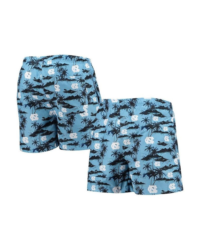 Men's Carolina Blue North Carolina Tar Heels Island Palm Swim Trunks $24.43 Swimsuits