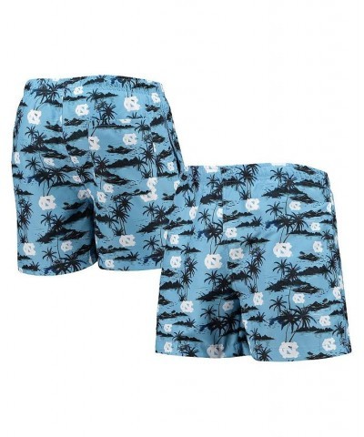 Men's Carolina Blue North Carolina Tar Heels Island Palm Swim Trunks $24.43 Swimsuits