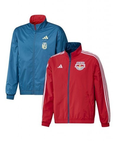 Men's Red and Gray New York Red Bulls 2023 On-Field Anthem Full-Zip Reversible Team Jacket $48.00 Jackets