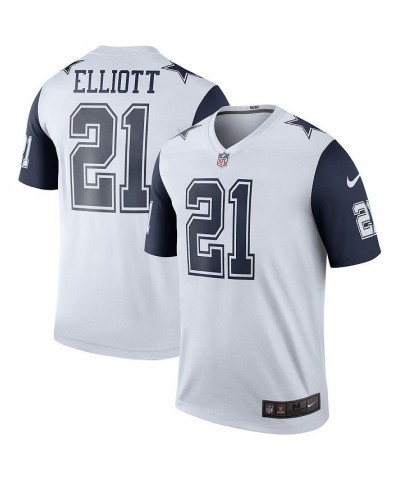 Men's Ezekiel Elliott White Dallas Cowboys Color Rush Legend Player Jersey $48.40 Jersey