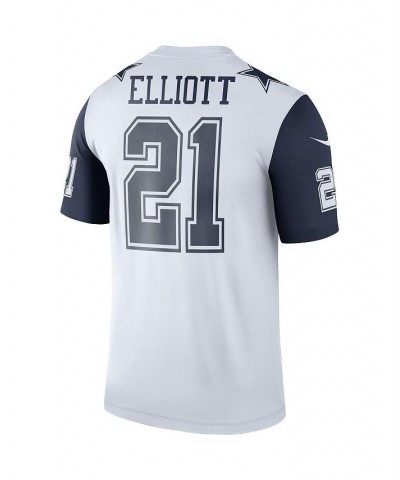 Men's Ezekiel Elliott White Dallas Cowboys Color Rush Legend Player Jersey $48.40 Jersey