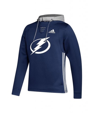 Men's Blue Tampa Bay Lightning Skate Lace Primeblue Team Pullover Hoodie $37.40 Sweatshirt