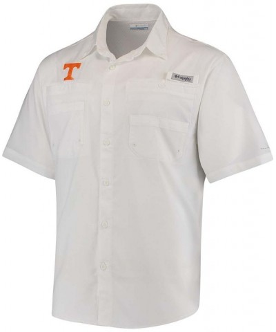 Men's White Tennessee Volunteers Tamiami Shirt $26.65 Shirts