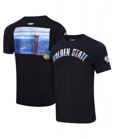 Men's Black Golden State Warriors City Scape T-shirt $25.84 T-Shirts