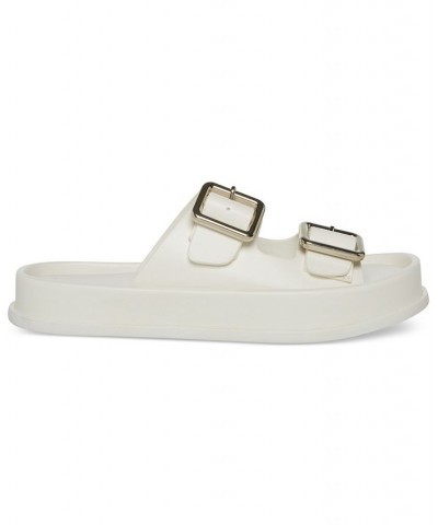 Trip Slip-On Buckled Footbed Sandals White $33.80 Shoes