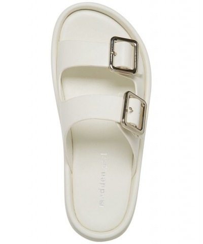 Trip Slip-On Buckled Footbed Sandals White $33.80 Shoes