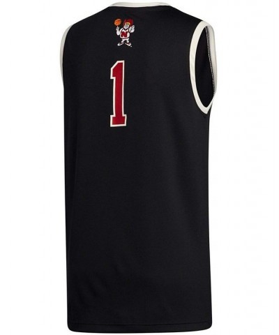 Men's 1 Black Nebraska Huskers Swingman Jersey $30.80 Jersey