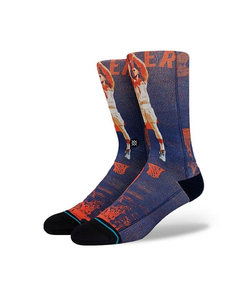 Men's Devin Booker Phoenix Suns Scratched Player Crew Socks $15.00 Socks