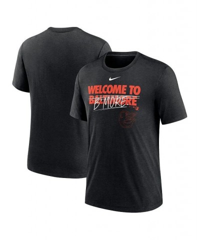 Men's Heather Black Baltimore Orioles Home Spin Tri-Blend T-shirt $22.50 T-Shirts