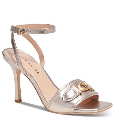 Women's Kyra Ankle-Strap "C" Dress Sandals Multi $106.60 Shoes