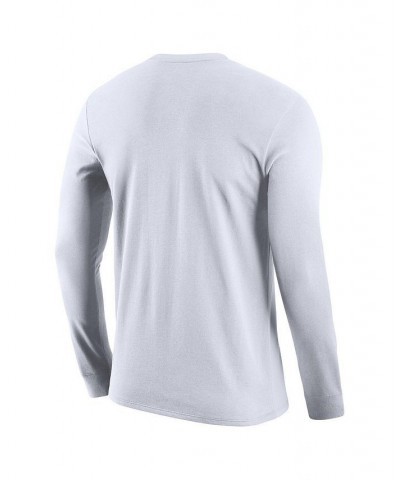 Men's White Oregon State Beavers Legend Bench Long Sleeve T-shirt $20.79 T-Shirts