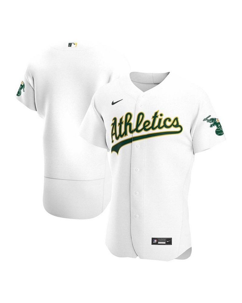 Men's White Oakland Athletics Home Authentic Team Jersey $126.00 Jersey