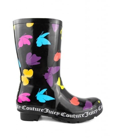 Women's Totally Logo Rainboots Butterfly Multi $37.40 Shoes