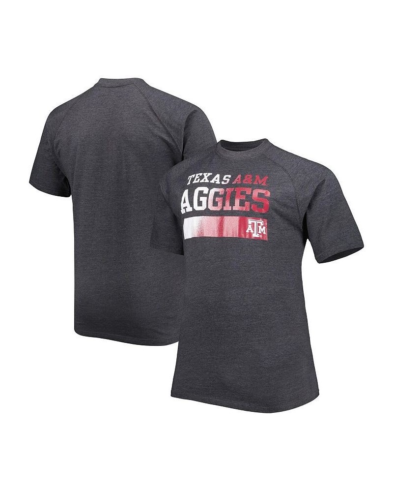 Men's Charcoal Texas A&M Aggies Big and Tall Raglan T-Shirt $25.19 T-Shirts