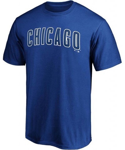 Men's Royal Chicago Cubs Official Wordmark T-shirt $23.99 T-Shirts