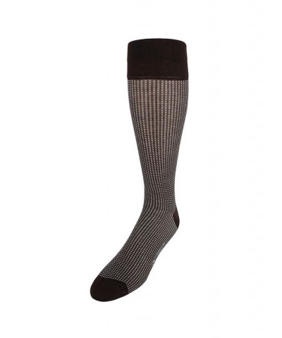 Gerald Box Designed Mercerized Cotton Mid-Calf Socks Brown $15.84 Socks