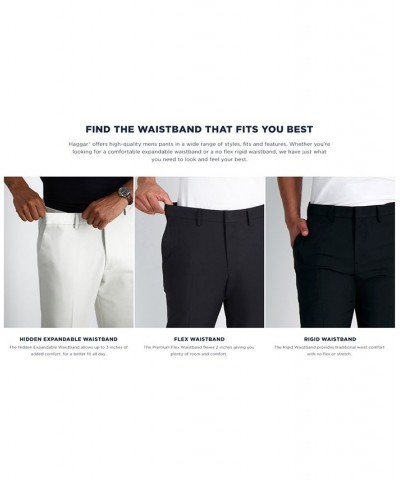 Men's Premium Comfort Stretch Classic-Fit Solid Pleated Dress Pants PD02 $32.99 Pants