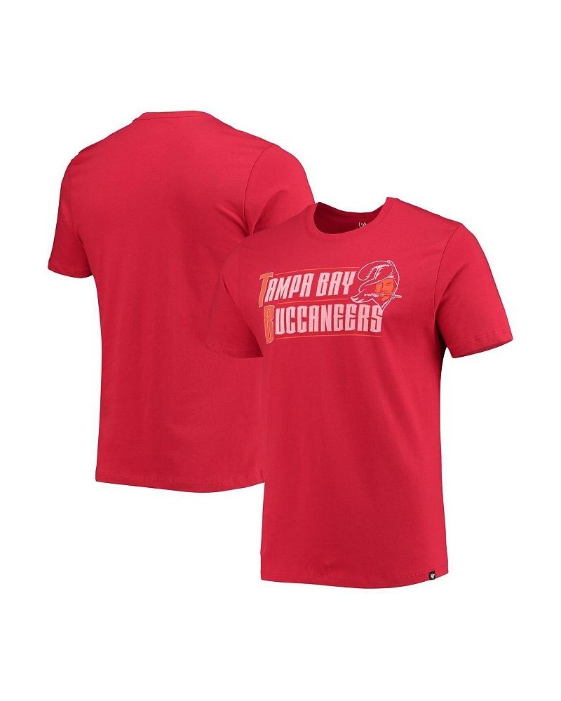 Men's '47 Red Tampa Bay Buccaneers Regional Super Rival T-shirt $15.80 T-Shirts