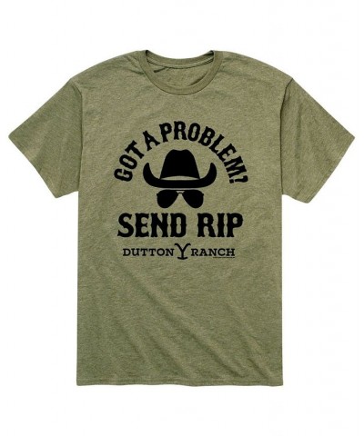 Men's Yellowstone Got a Problem T-shirt Green $15.75 T-Shirts