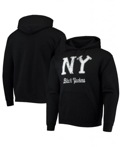 Men's Black New York Black Yankees Negro League Logo Pullover Hoodie $34.19 Sweatshirt