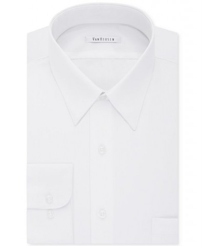 Men's Big & Tall Classic/Regular Fit Wrinkle Free Poplin Solid Dress Shirt PD07 $17.82 Dress Shirts