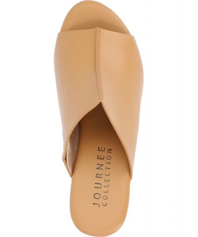 Women's Lorenza Platform Sandal Tan $43.00 Shoes