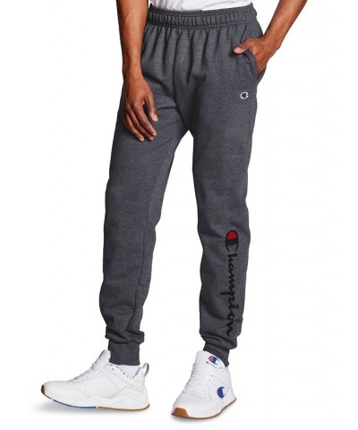 Men's Powerblend Fleece Jogger Pants Granite Heather $19.95 Pants