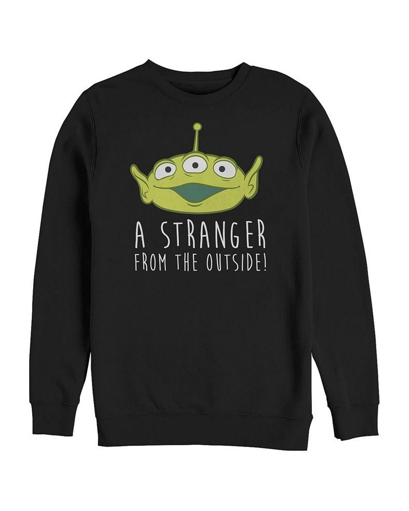 Disney Pixar Men's Toy Story Aliens Stranger Outside, Crewneck Fleece Black $31.34 Sweatshirt