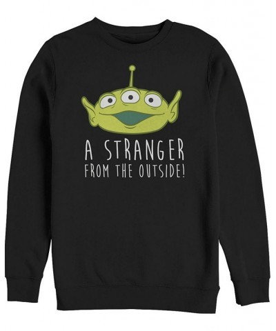 Disney Pixar Men's Toy Story Aliens Stranger Outside, Crewneck Fleece Black $31.34 Sweatshirt