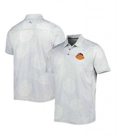 Men's Gray Chicago Bears Throwback Delray Frond IslandZone Polo Shirt $34.98 Polo Shirts