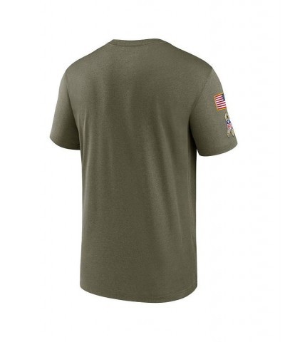 Men's Olive New England Patriots 2022 Salute to Service Legend Team T-shirt $24.93 T-Shirts