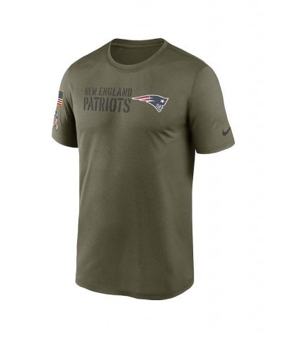 Men's Olive New England Patriots 2022 Salute to Service Legend Team T-shirt $24.93 T-Shirts