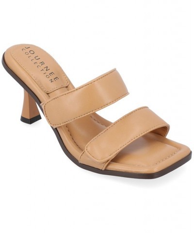 Women's Essey Sandals Tan/Beige $38.00 Shoes