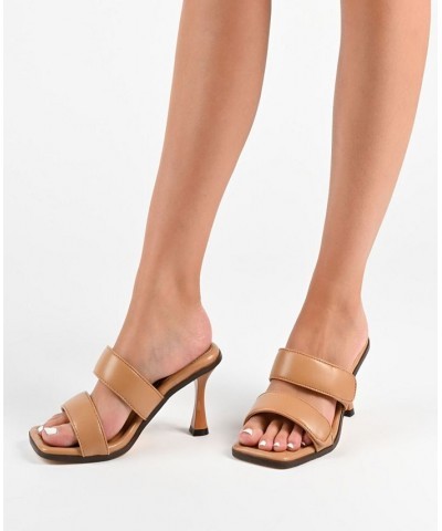 Women's Essey Sandals Tan/Beige $38.00 Shoes