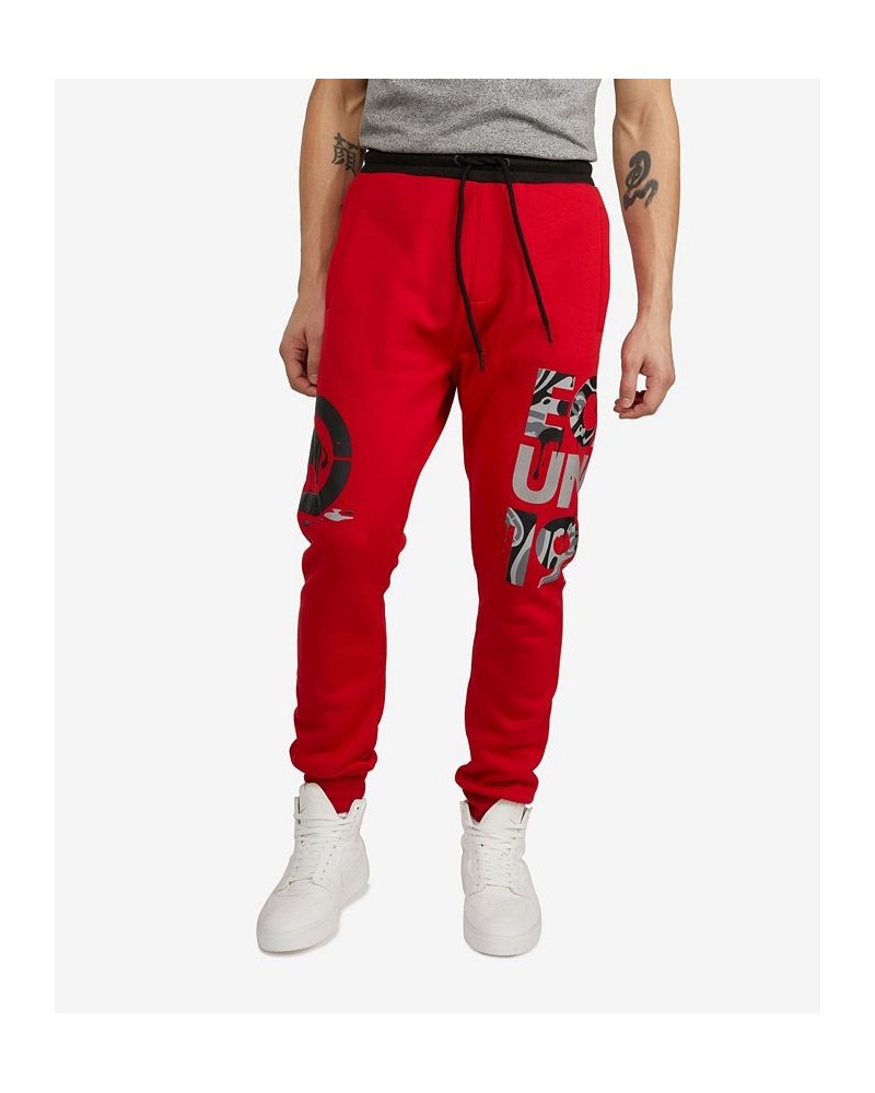 Men's Big and Tall Liquidize Joggers Red $26.10 Pants